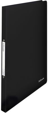 Esselte Schulordner A4 PP schwarz Ringbuch mit 2RundRingMechanik Ø16mm