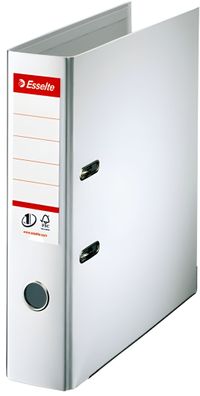 Esselte Ordner A4 7,5cm weiß Ordner PlastikHebelmechnik Schlitzen