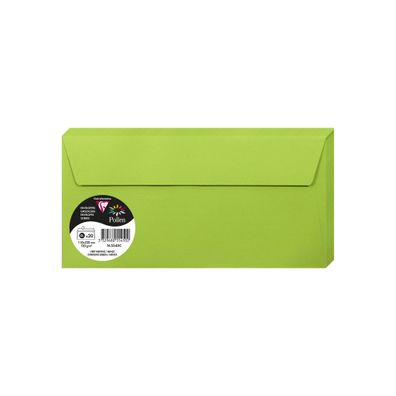 Briefumschlag DIN lang Haftklebung ohne Fenster 120g/m² minze 20 St