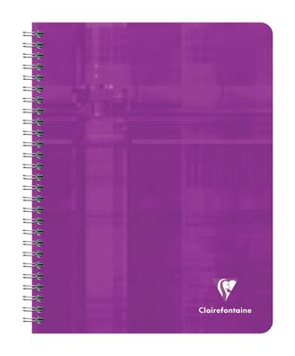 Clairefontaine Regbuch leer Tab Spi kar 17x22 60Bl