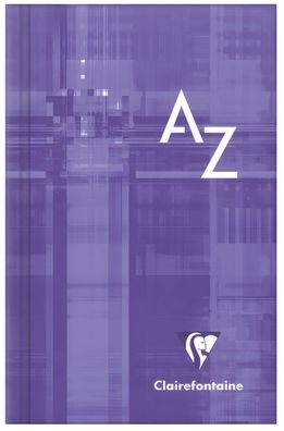 Clairefontaine Registerkladde weich geb kar 7,5x12 64Bl
