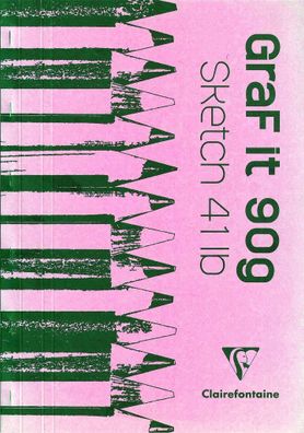 Clairefontaine Skizzenblock Graf it A3 80Bl sort