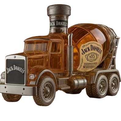 Whisky Dekanter Zementmischer Design Luftdicht Einzigartige Bar Flasche