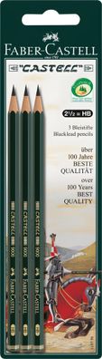 Faber Castell Bleistift 9000 HB grün 3er