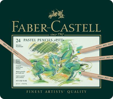 Faber Castell Künstler-Pastell Pitt 4,3mm 24er Metalletui