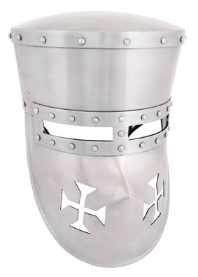 Kreuzritter Helm, 2 mm Stahl