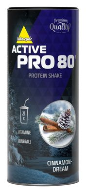 43,62 €/ kg | Inko ACTIVE PRO 80® Zimt-Traum 525g Dose Protein Shake