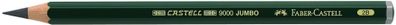 Faber Castell Bleistift 9000 Jumbo 2B grün