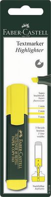 Faber Castell Textmarker TL 48 5, 2, 1 mm gelb Blister