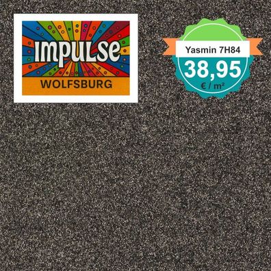 Vorwerk Yasmin 7H84 Teppichboden Velours 4 m breit - ab 5 m² versandkostenfrei