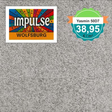 Vorwerk Yasmin 50D7 Teppichboden Velours 4 m breit - ab 5 m² versandkostenfrei