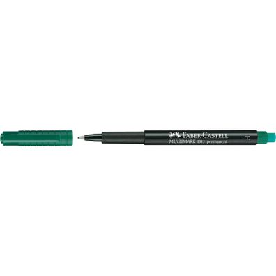 Faber Castell Marker Multimark permanent F 0,6 mm grün