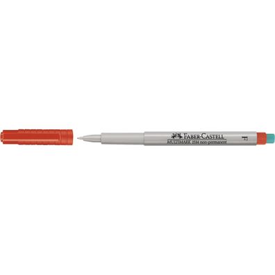 Faber Castell Marker Multimark non-perm F 0,6 mm rot