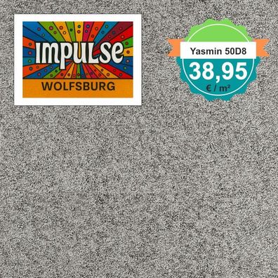 Vorwerk Yasmin 50D8 Teppichboden Velours 4 m breit - ab 5 m² versandkostenfrei