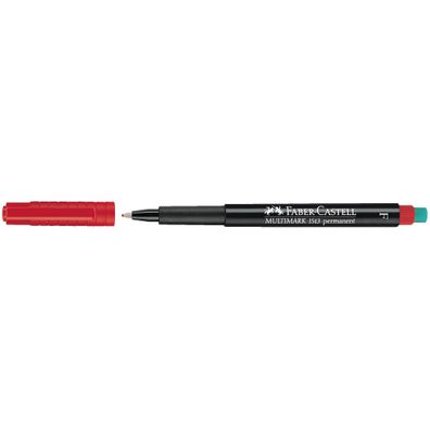Faber Castell Marker Multimark permanent F 0,6 mm rot