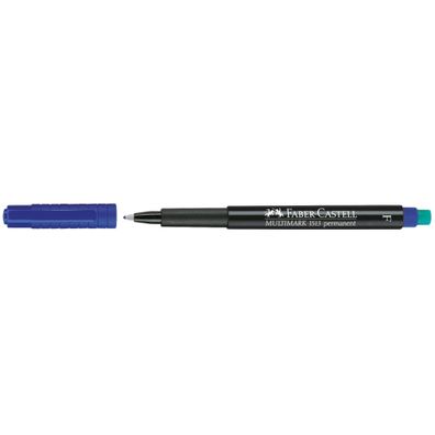 Faber Castell Marker Multimark permanent F 0,6 mm blau