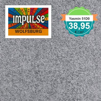 Vorwerk Yasmin 51D0 Teppichboden Velours 4 m breit - ab 5 m² versandkostenfrei