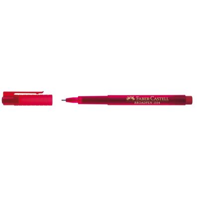 Faber Castell Faserschreiber Broadpen Document 0,8 rot