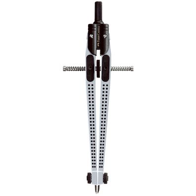 Faber Castell Schnellverstellzirkel Kr 390mm Grip silber