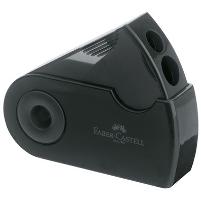 Faber Castell Doppelspitzdose Vierkantbehälter Sleeve schw