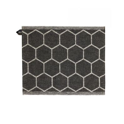 Jokipiin Laatta Sauna Sitzunterlage 45 x 55 cm Sauna Seat Cover black / natural