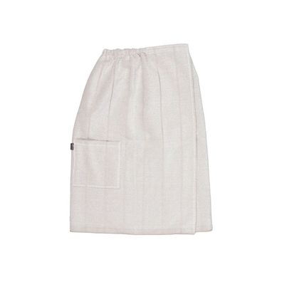 Jokipiin Laituri Kilt 85 x 145 cm finnischer Saunakilt für Damen white/beige