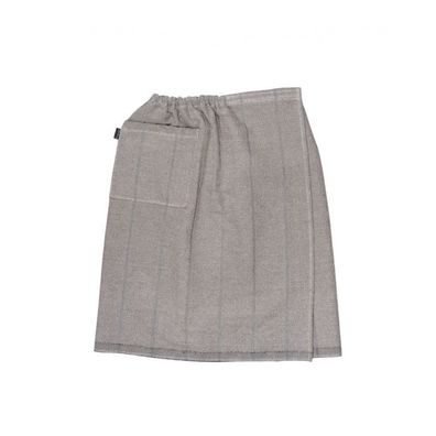 Jokipiin Laituri Kilt 70 x 145 cm finnischer Saunakilt für Herren natural/black