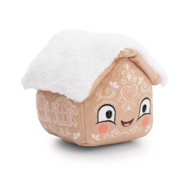 NICI Wild Winter Plüschfigur Lebkuchenhaus 15cm Schlenker GREEN Neuware