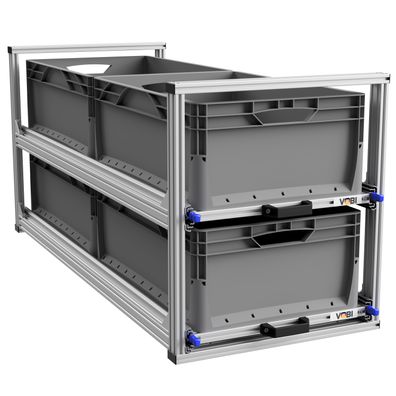 Heckauszug Kastenwagen Camper Euro Box T 900 und 1200 mm x B 400mm