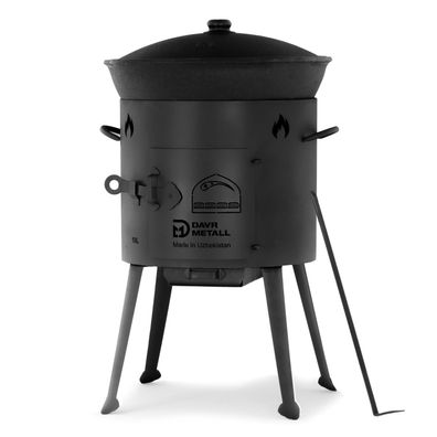 36 Uchag 2mm stahl Utschak Utschag Campingofen 12L Kazan Eben Kasan Feuerstelle