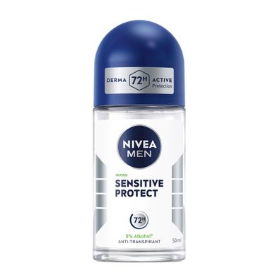 Nivea Men Sensitive Protect Anti Transpirant Roll On Packung 50ml