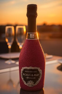 Scavi & Ray Prosecco Spumante Pink Glitter Edition 0,75L – 11% Vol. – Exklusive
