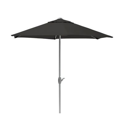 EASY Allround Kurbelschirm Ø300cm silber / anthr