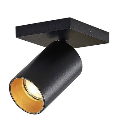 Arcchio Strahler ´Brinja´ (Modern) in Schwarz aus Aluminium (1 flammig, GU10)