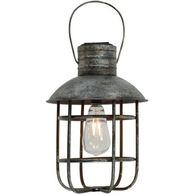 Solar-Leuchte Thaddeus Ø23cm, Metall mit 40 LEDs