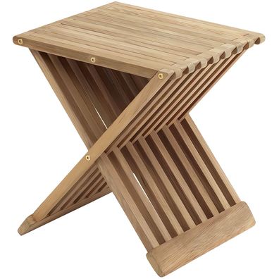 Hocker Beistelltisch FANI Teak natur