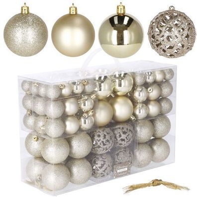 Weihnachtskugeln Christbaumkugel Weihnachten 100 Stück bis Ø 6 cm