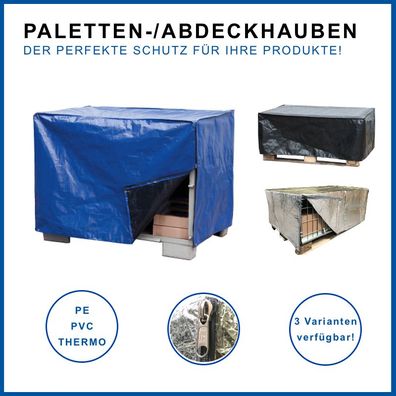 GEWA Palettenabdeckung Abdeckhaube Palettenschutz Schutzhülle Schutzhaube PE-PVC