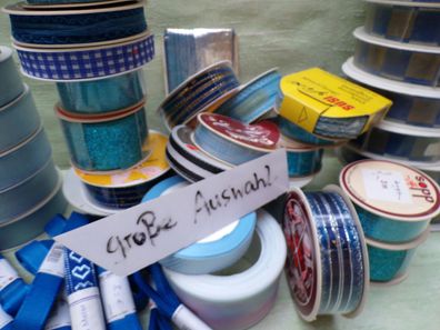 blau-Töne DM-Zeit Schleifenband Ziehschleife Florina SusiFix Pfau Titania