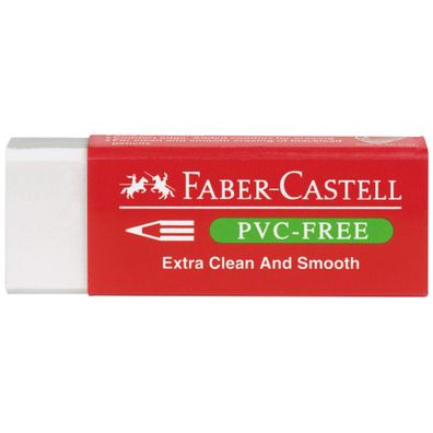 Faber Castell Radierer PVC-frei 60x22x11 mm weiß