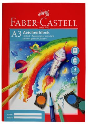 Faber Castell Zeichenblock Zeichenblock A3 20 Blatt 100g/m²