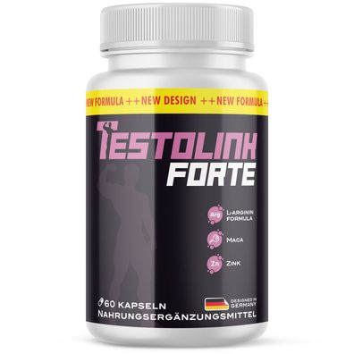 Testolink Forte Kapseln | Kraft für den aktiven Mann | 60 Kapseln