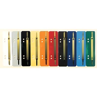 Exacompta Heftstreifen PP Metall rot