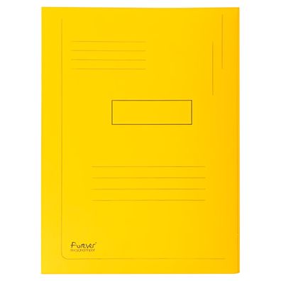 Exacompta Aktenmappe 2 Klap. Forever gelb