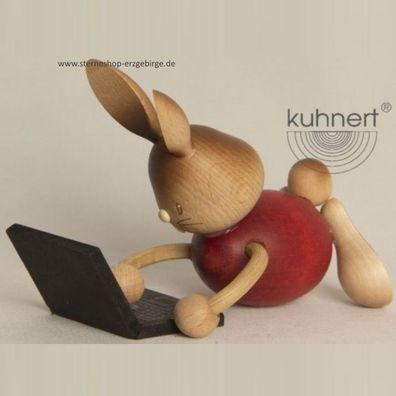 Erzgebirgische Stupsi Laptop Kuhnert Holzkunst Made in Germany 52208