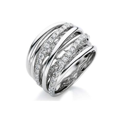 Luna Creation - 1B386W855-1 - 18K 750/- Weissgold - Diamant 1.84 ct. Grösse 55