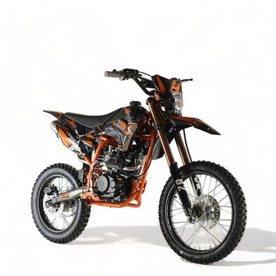 KXD 613 E+K Starter 150cc 19/16" 4T Dirtbike Crossbike Pocketbike Orange