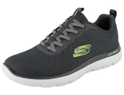 Skechers Summits Herren Schlupfsneaker schwarz Textil