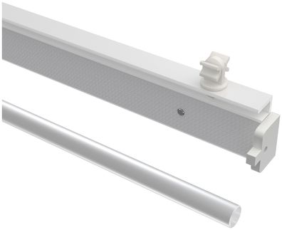 Interdeco Paneelwagen Weiß Fastfix PVC mit Klettband 60 cm