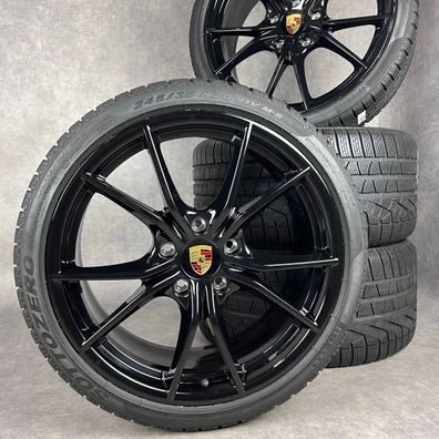 Winterräder Porsche 911 991.2 20" Original Carrera SIV S C2 2S T Felgen Black